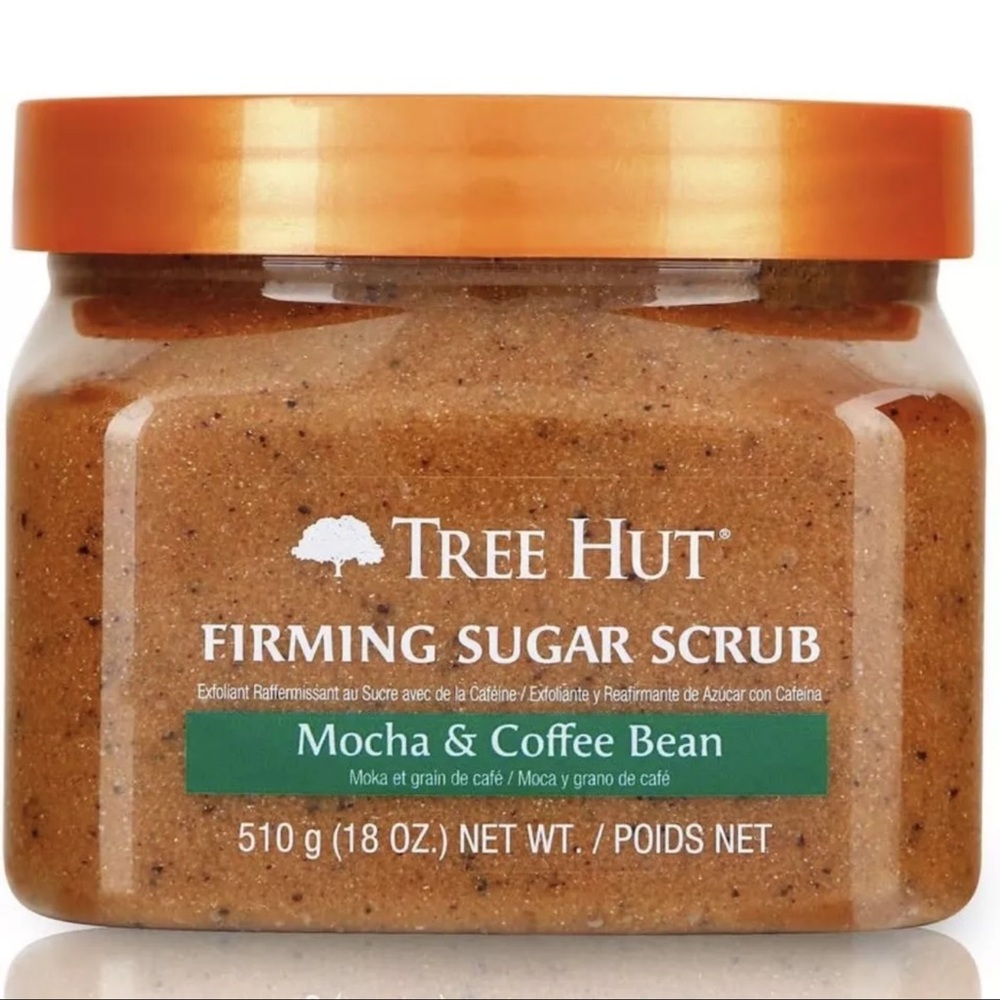 HTF- Tree Hut Firming Sugar Scrub Mocha & Coffee Bean 18 OZ.